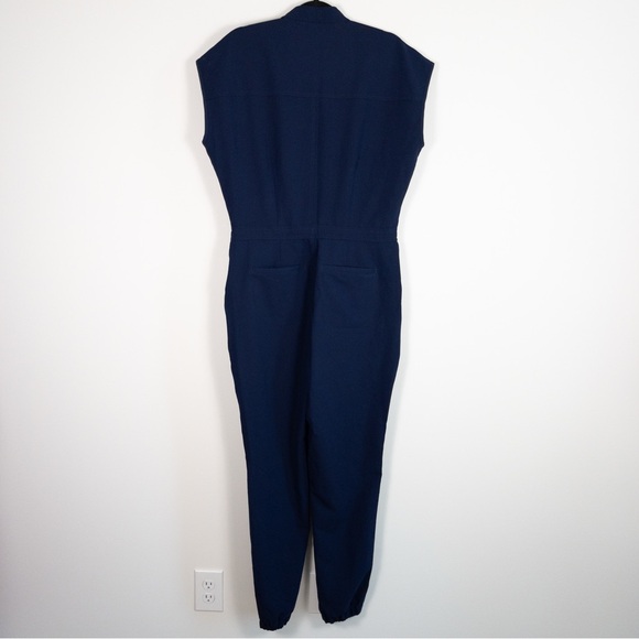 NWT FIGS Navy Blue Rafaela Cargo Jumpsuit Scrubs - Picture 13 of 15
